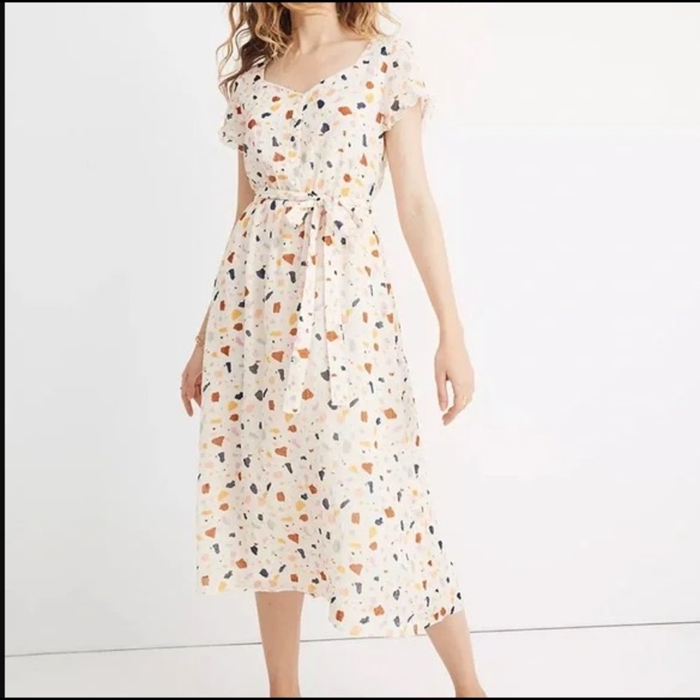 Madewell terrazzo dress